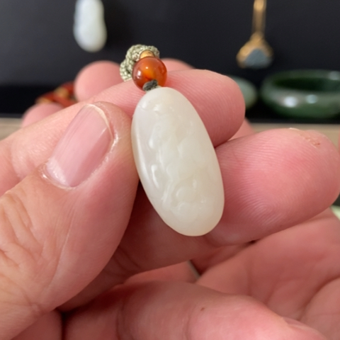 和田玉颈饰未镶嵌