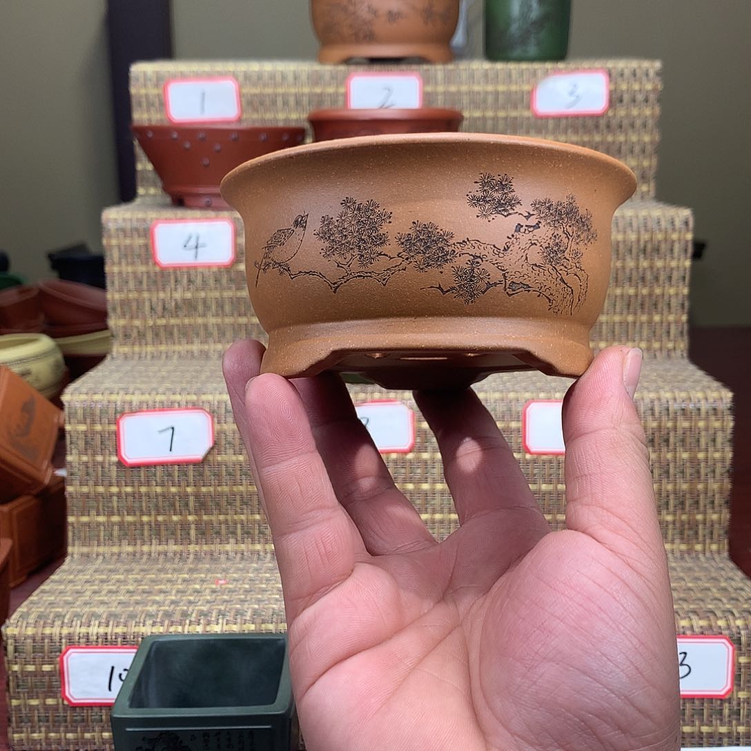 紫砂花盆紫砂的颜色