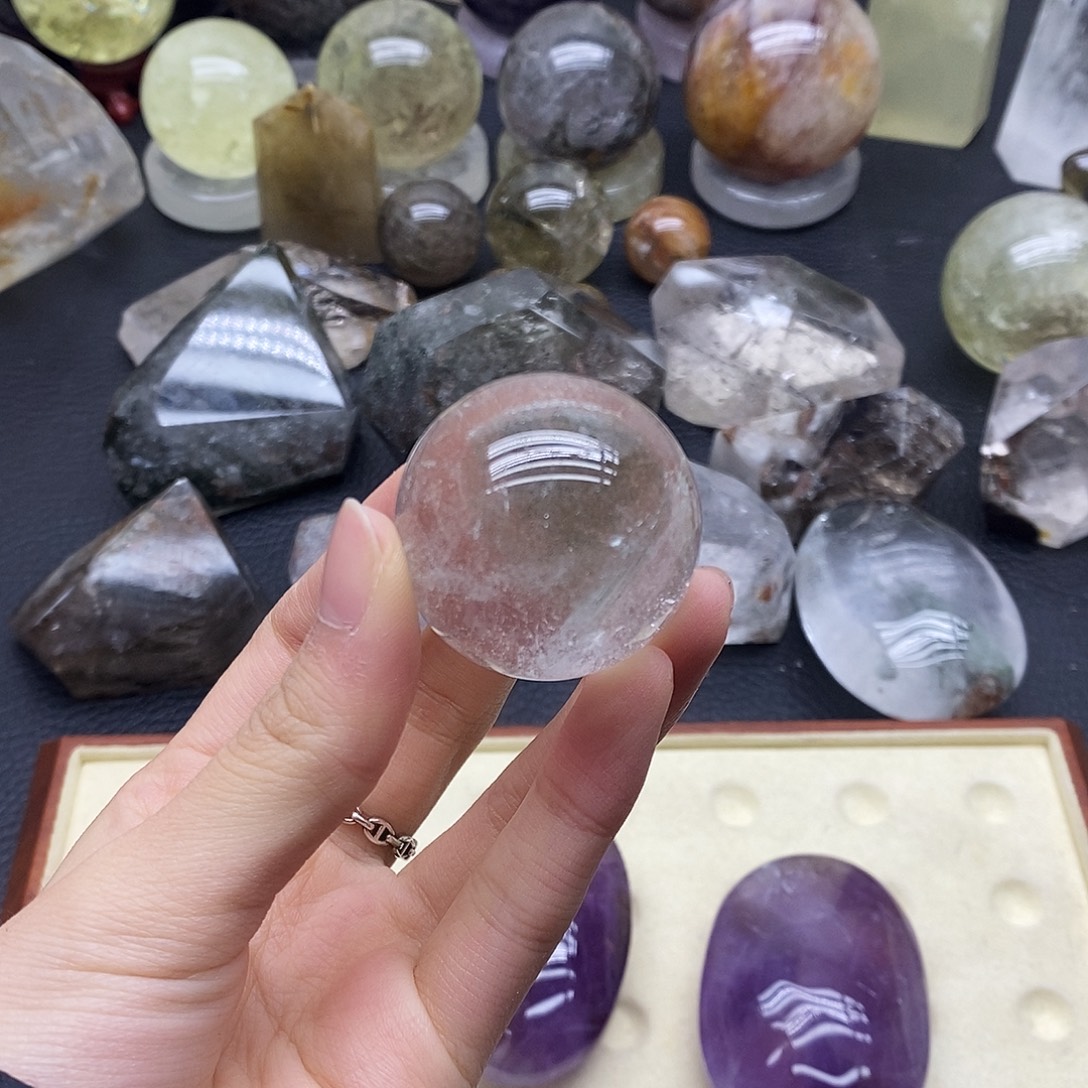 未镶嵌水晶珠宝半成品2水晶石