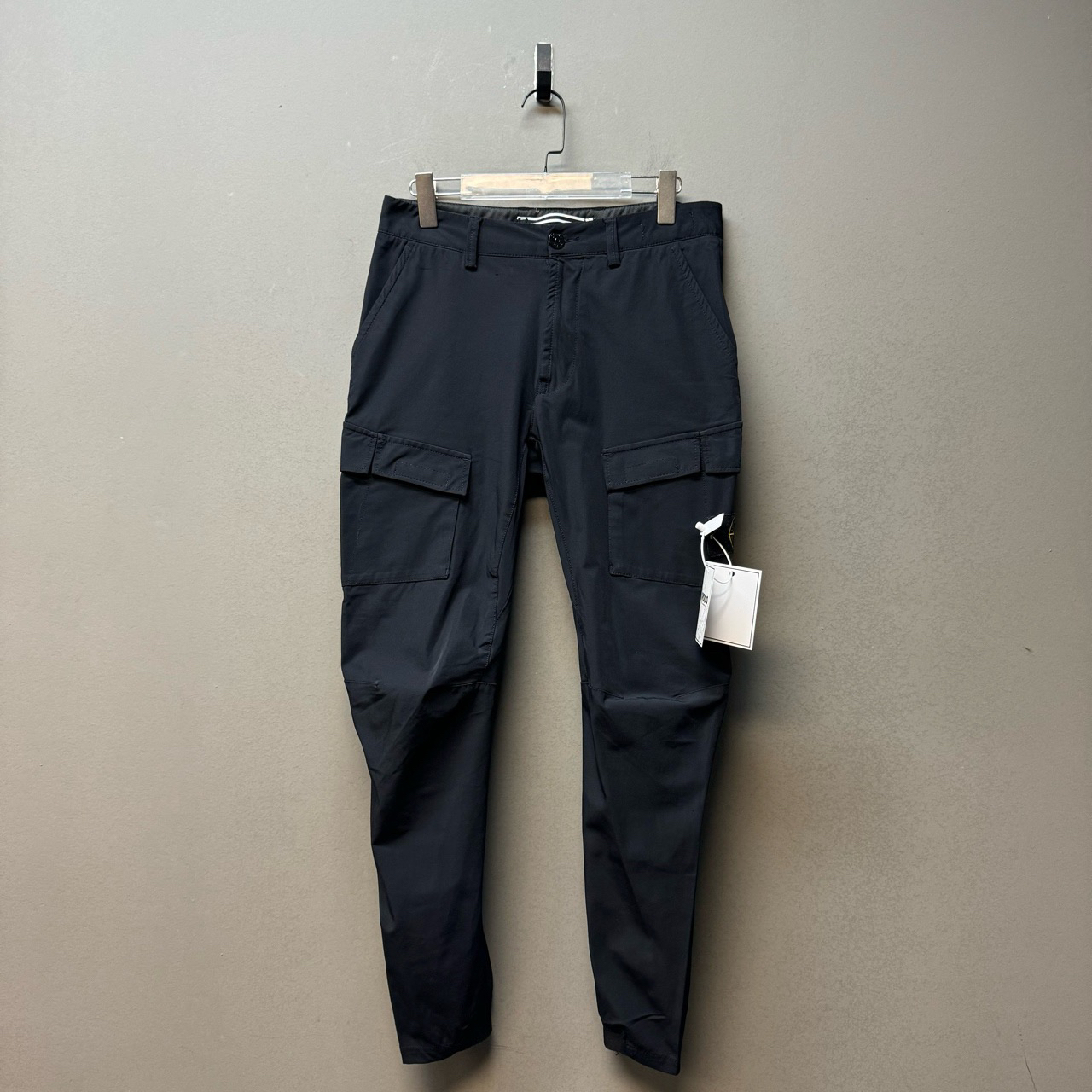 stone island石头岛/04059/黑色软壳工装长裤30码 新同 