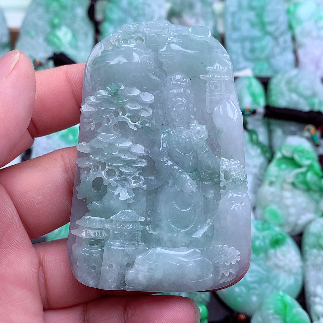 翡翠吊坠(不含链)未镶嵌