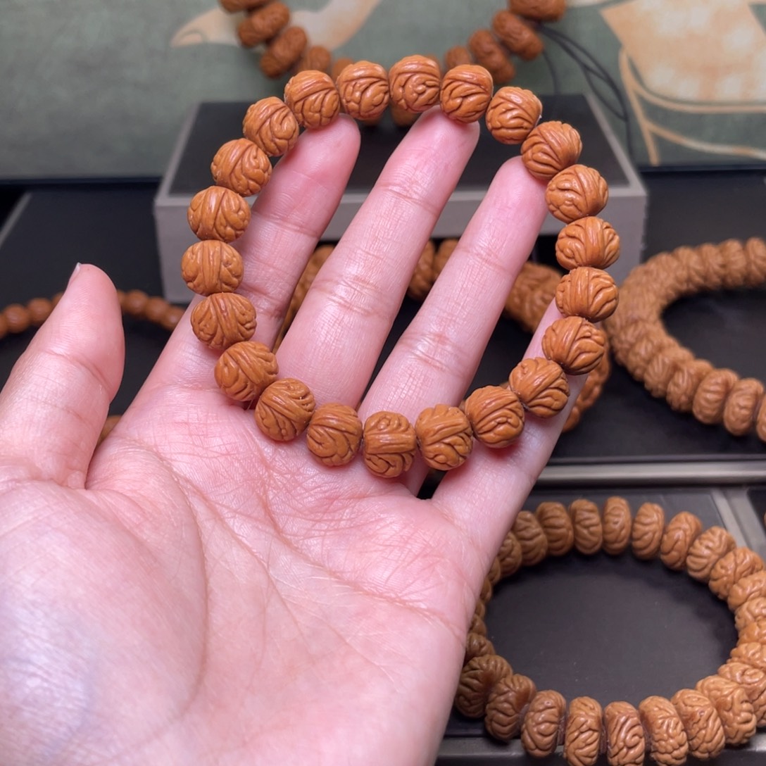 桃核吊坠12小金豆