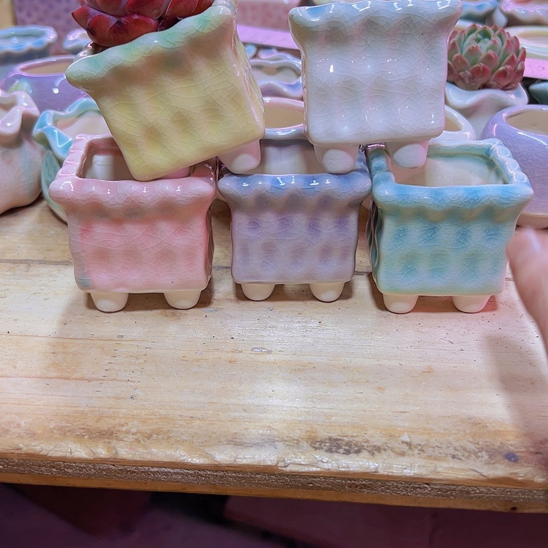 陶瓷花盆当场凑满12包邮