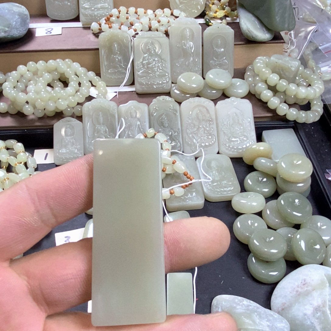 颈饰未镶嵌和田玉宁**远035
