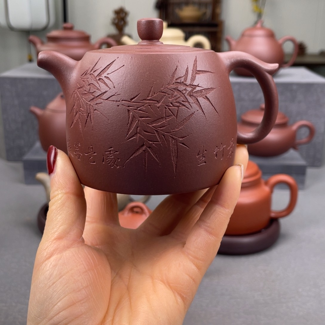紫砂茶壶紫砂壶220毫升