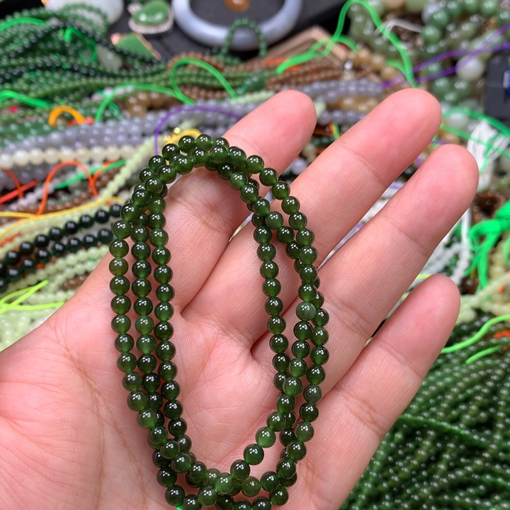 和田玉未镶嵌手链8