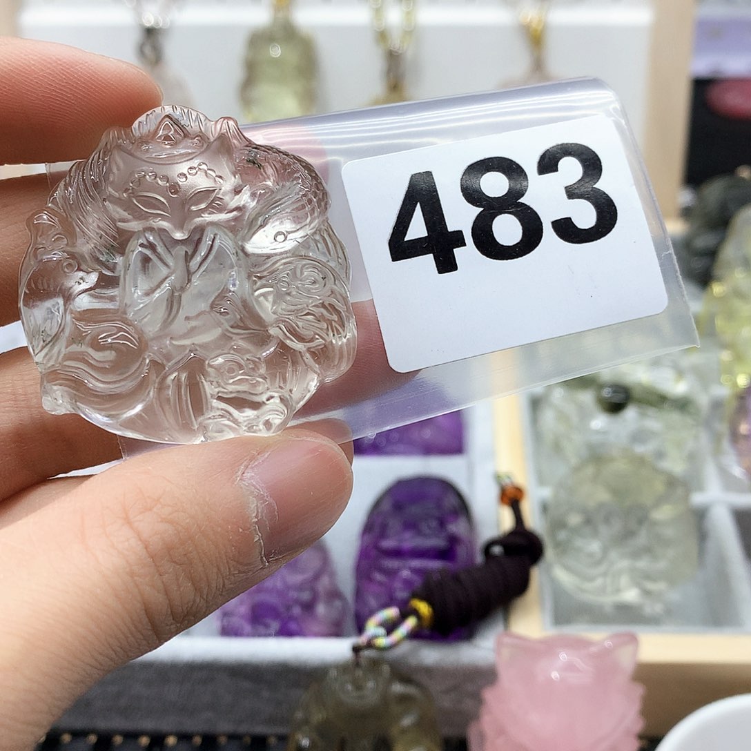 水晶颈饰未镶嵌挂件