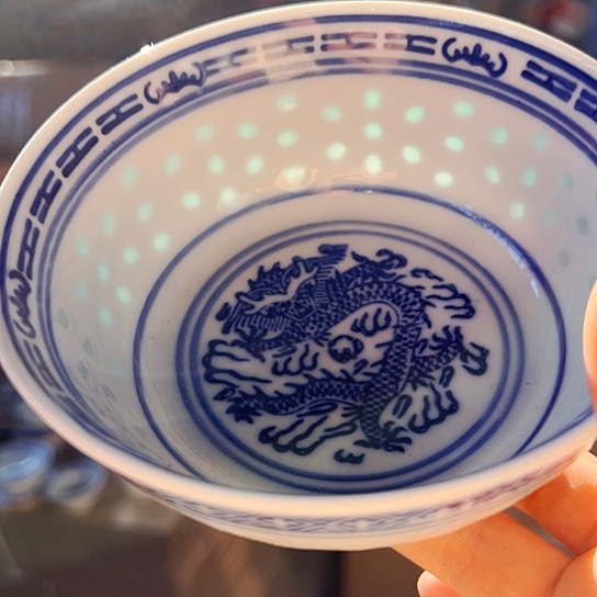 摆件陶景德镇高温玲珑陶瓷