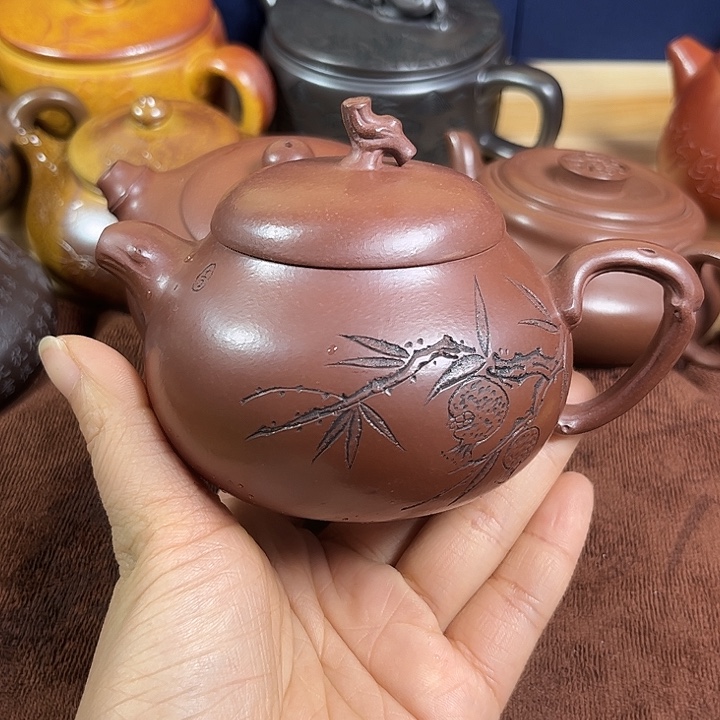 茶壶紫砂紫砂微瑕