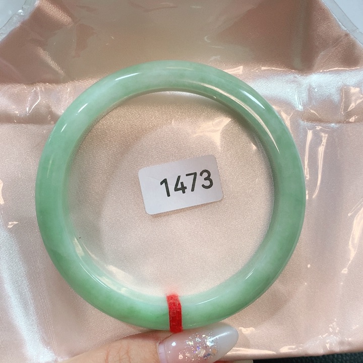 翡翠手镯未镶嵌天然翡翠手镯64
