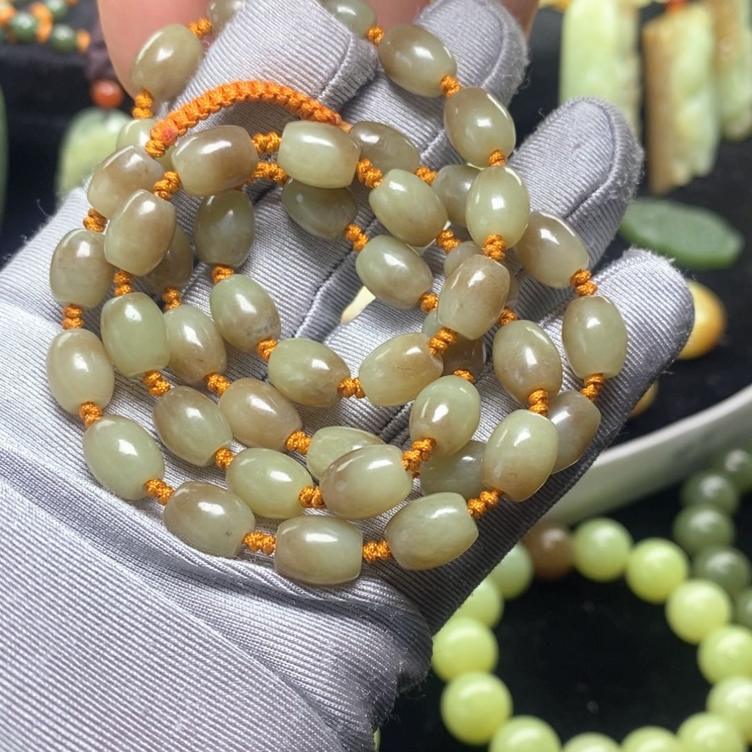 和田玉（糖玉）手链未镶嵌