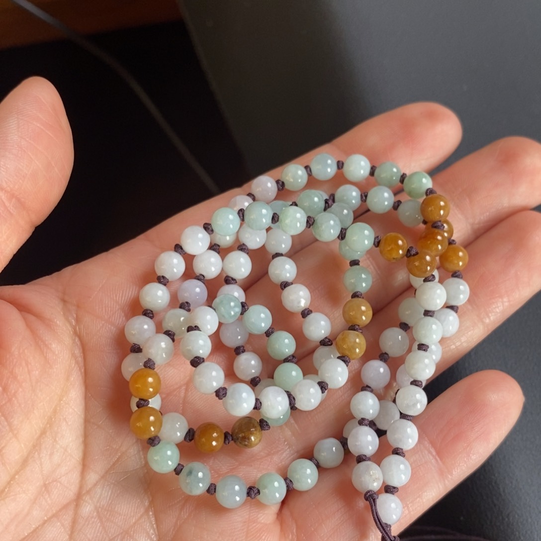 翡翠颈饰未镶嵌珠链