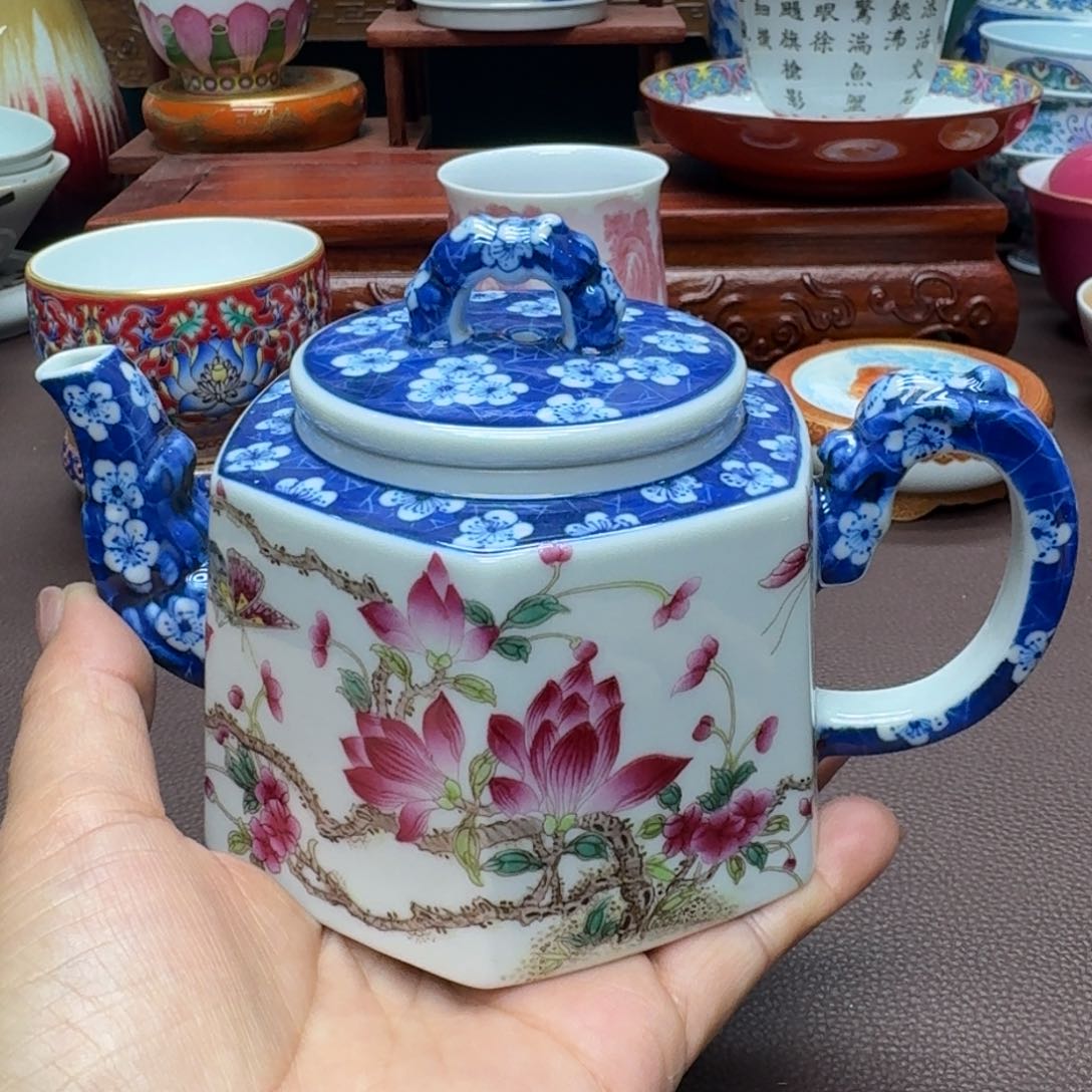 瓷片景德镇仿古手工制作精品展示