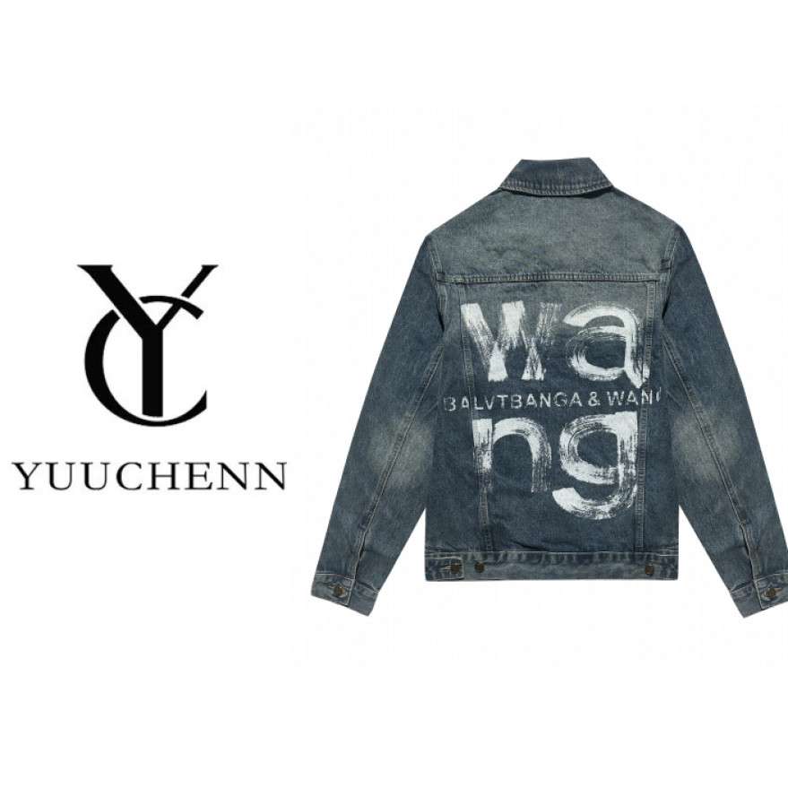 【YUUCHENN】-美式复古水洗做旧牛仔夹克秋季潮牌cleanfit-XX1053
