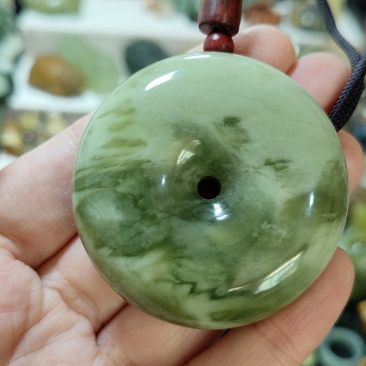 岫玉平安扣未镶嵌