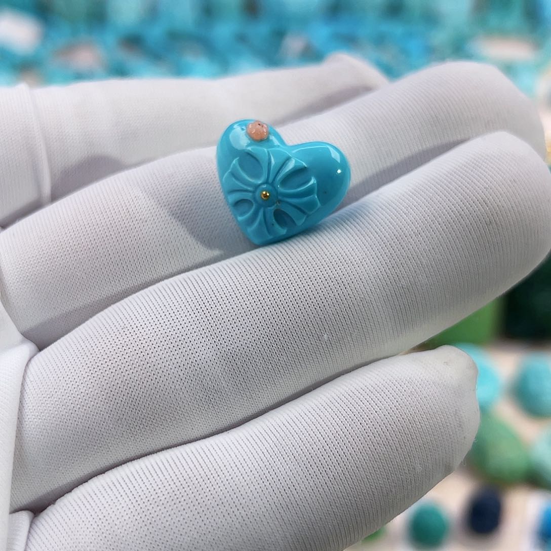 绿松石珠宝奇石未镶嵌