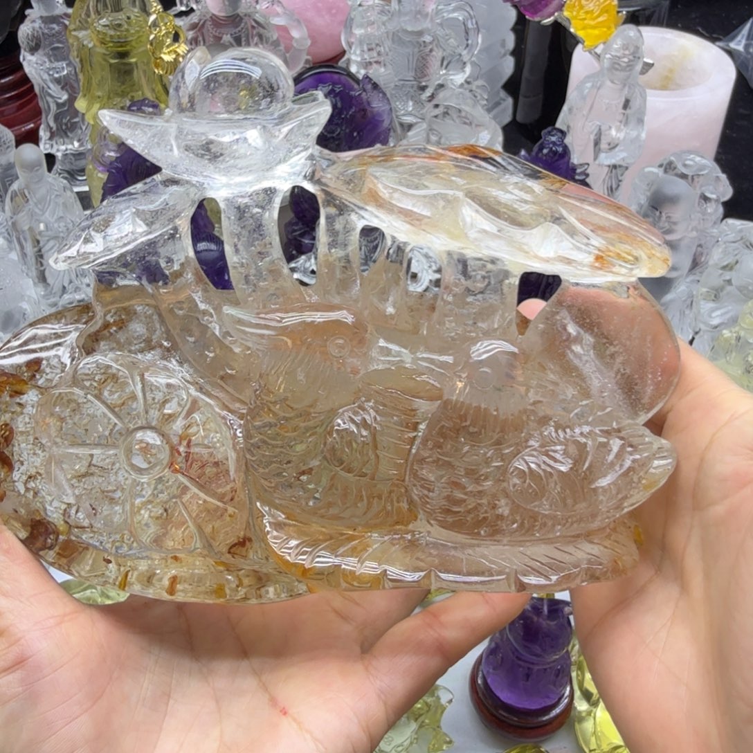 未镶嵌水晶珠宝半成品