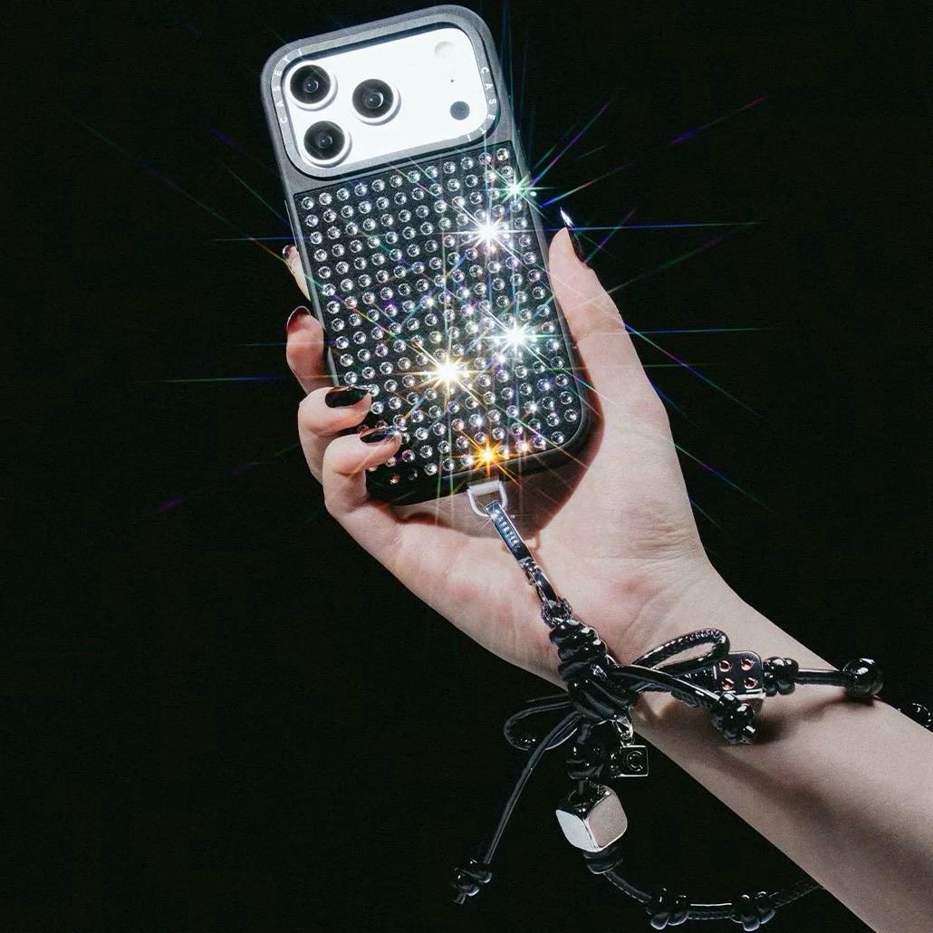 【CASE闪耀水钻系列】手工镶钻防摔手机壳适用于苹果17pro壳子