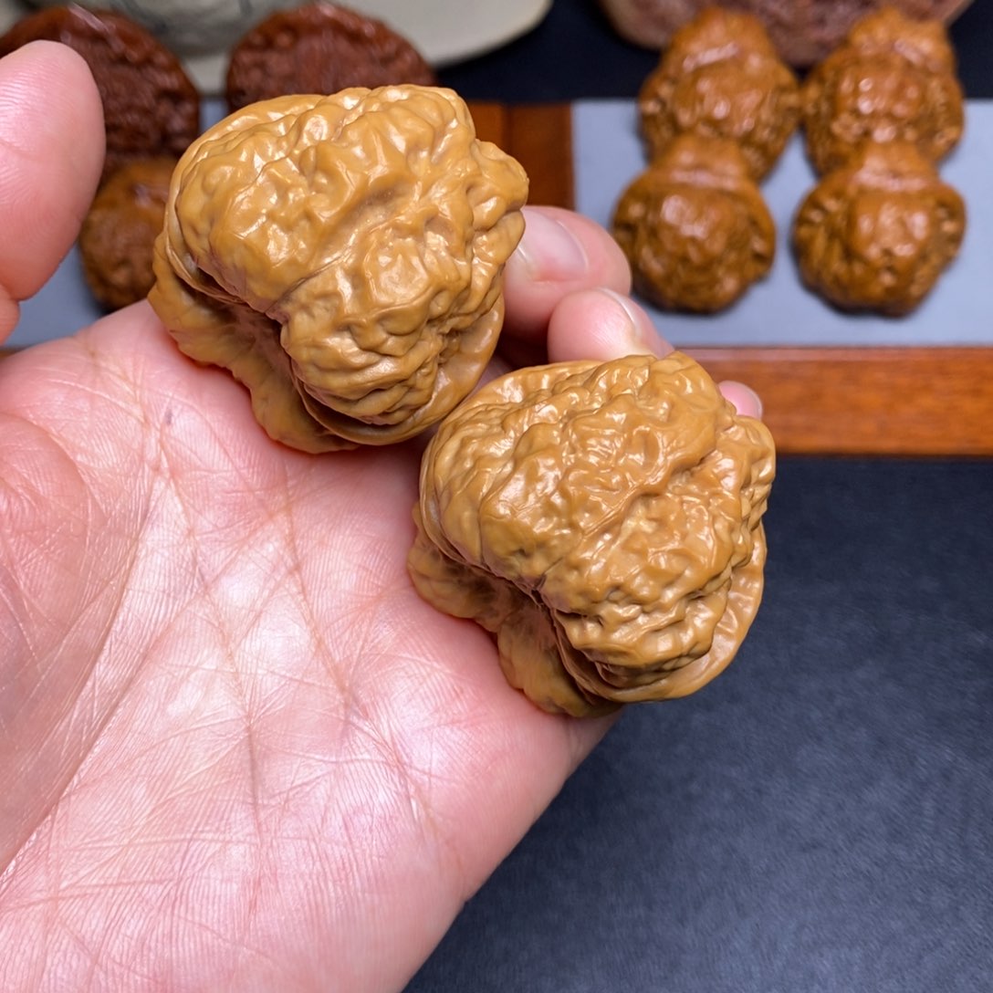 文玩核桃把件40蛤蟆头