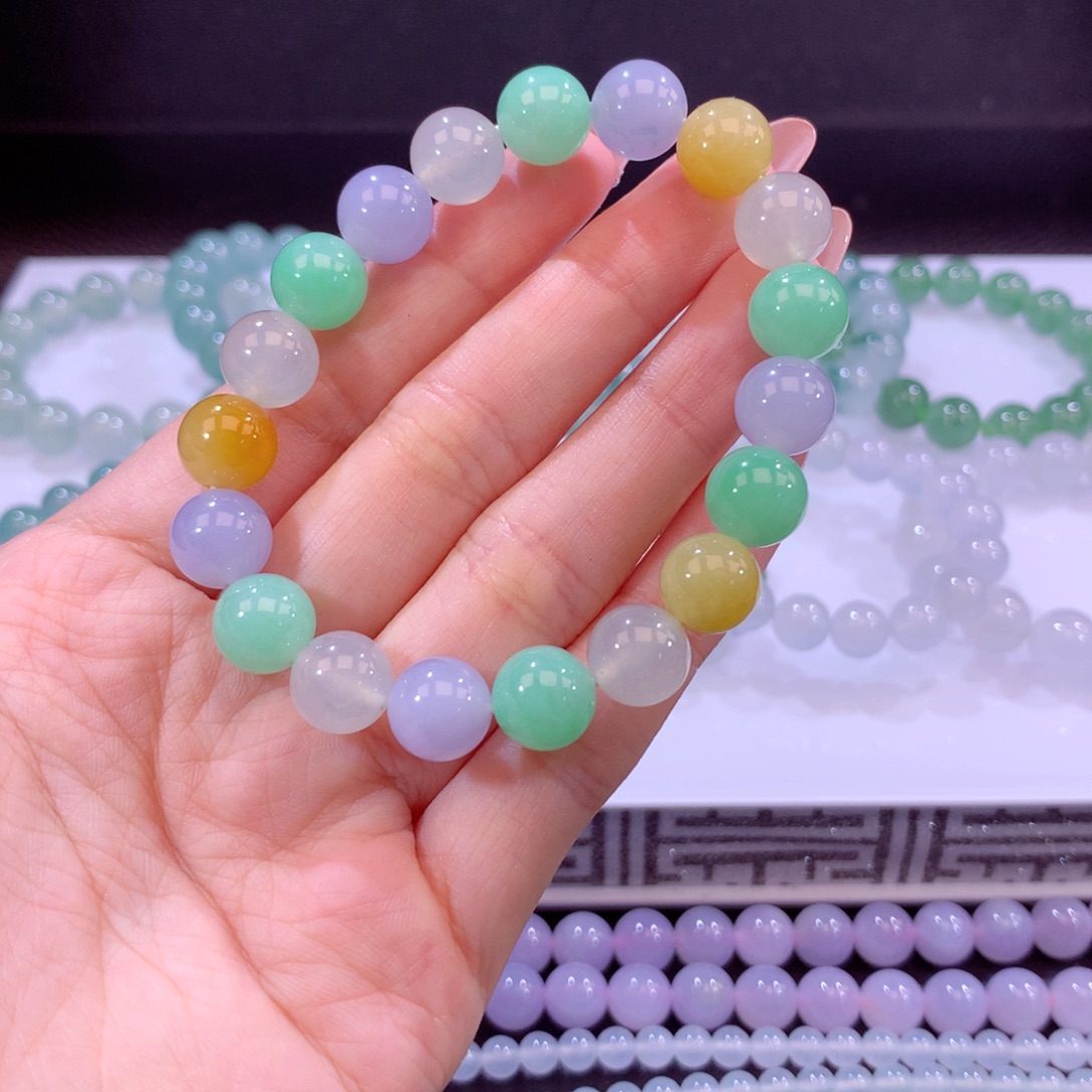 未镶嵌手链翡翠翡翠