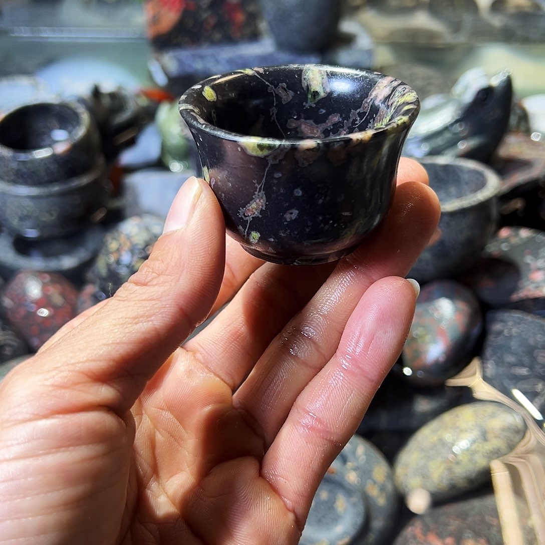 梅花玉鱼缸石茶周边微瑕不退不换