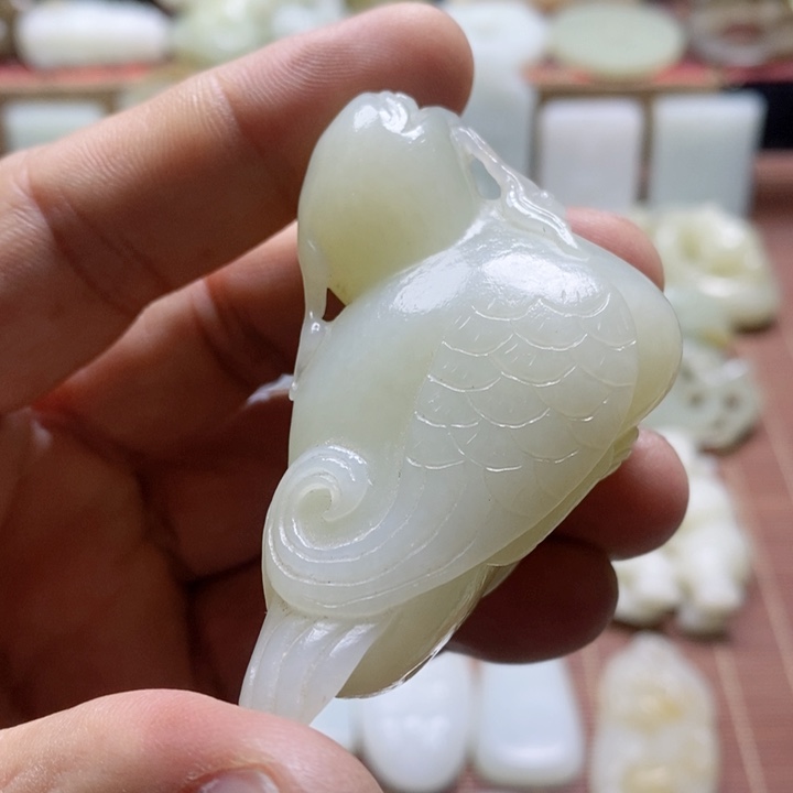 和田玉颈饰未镶嵌