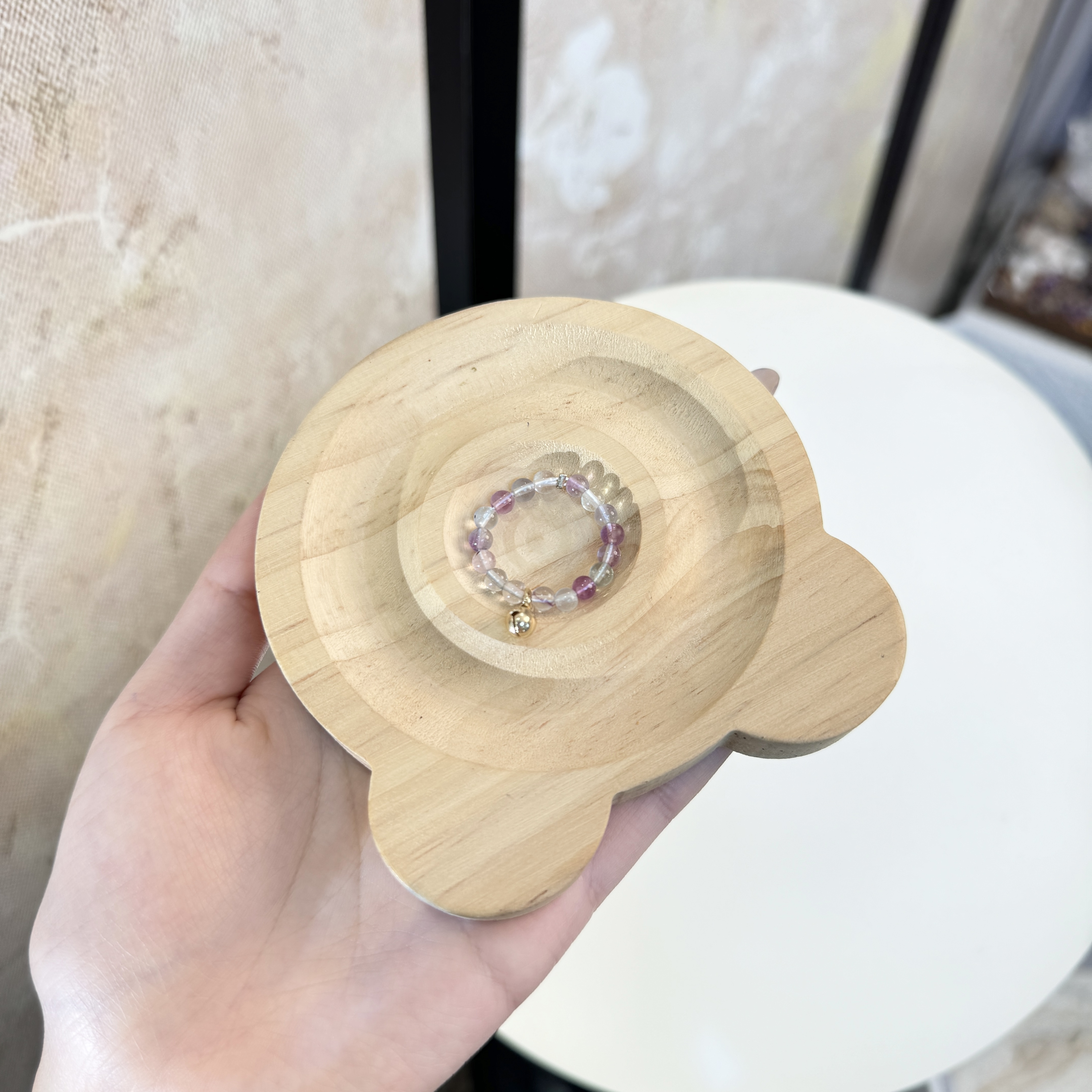 源源手作*紫铃戒圈