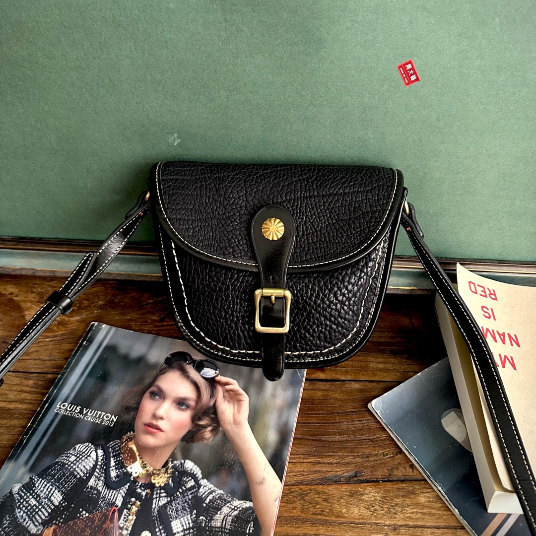 纯牛皮马鞍包2025 