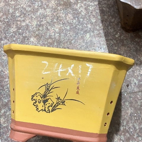 紫砂花盆手工制作