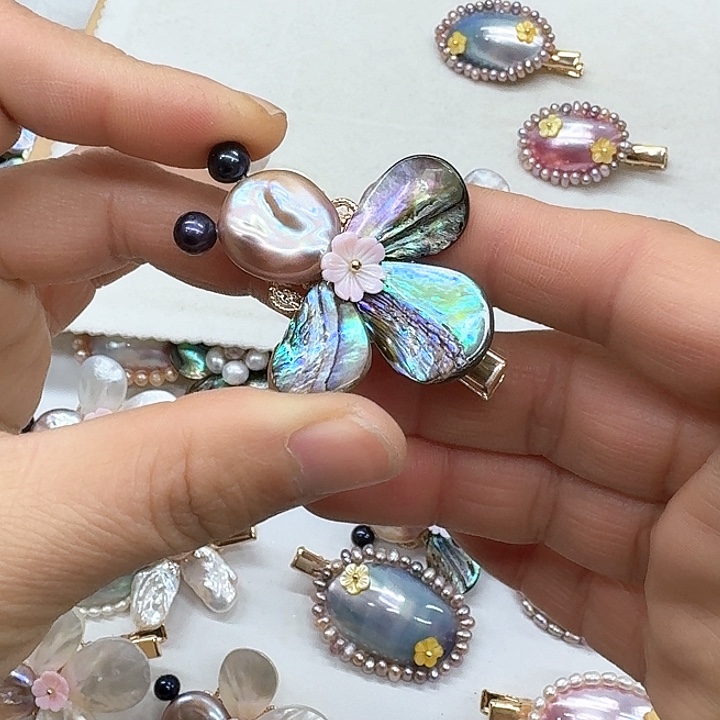 淡水珍珠珍珠银S925镶嵌