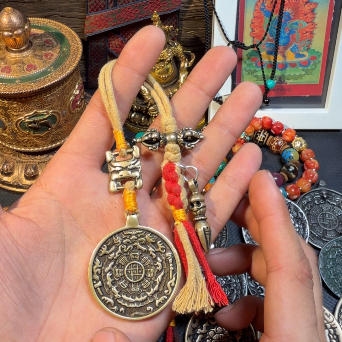 藏传精美的小九宫牌