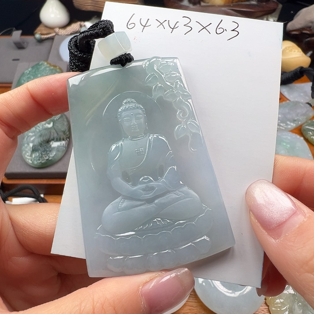 翡翠颈饰未镶嵌缅甸翡翠