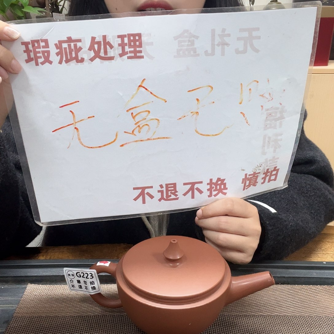壶223老韩坭兴陶（0.0）微瑕商务汉瓦350