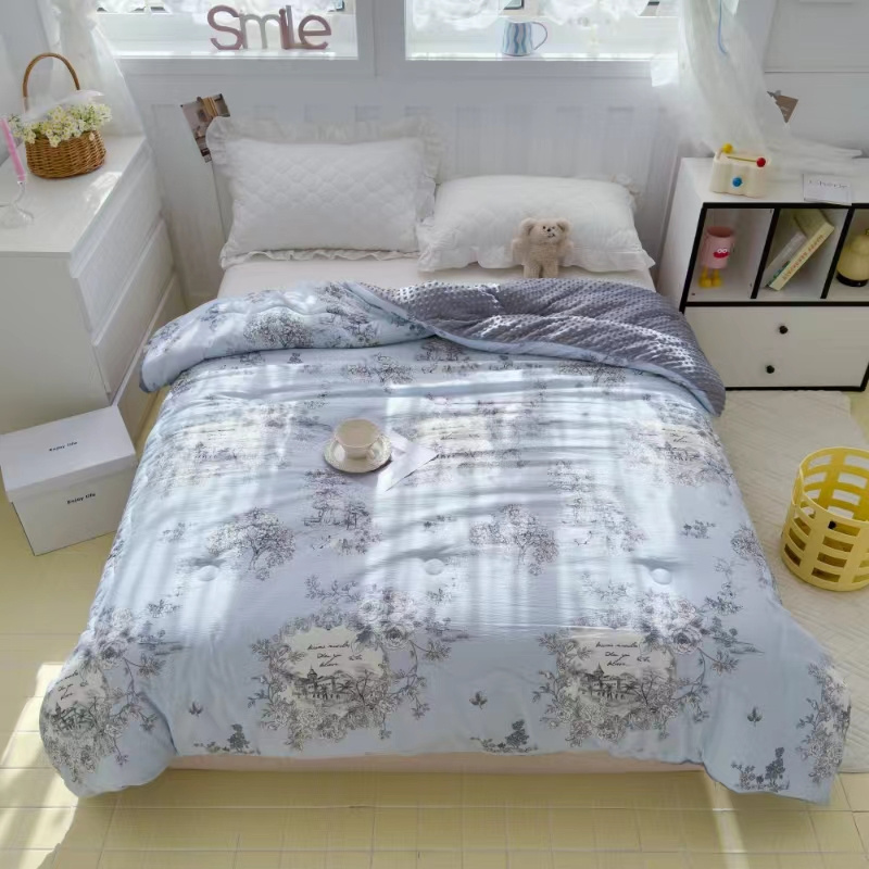 【反季青！原装正品-带包装】豆豆被--繁花