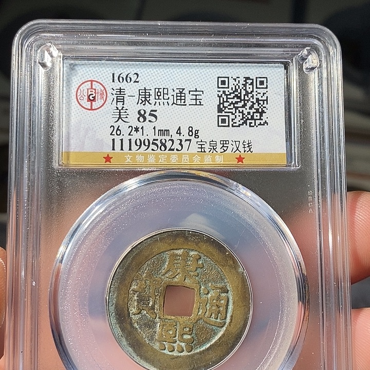 铜 ZL评级盒子币一个8237