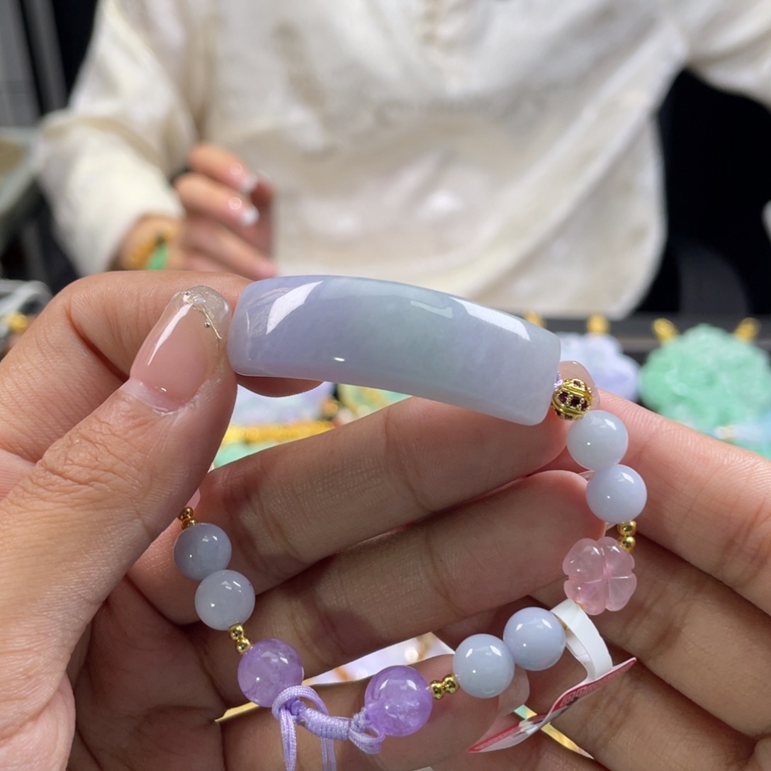 未镶嵌手链翡翠代编织