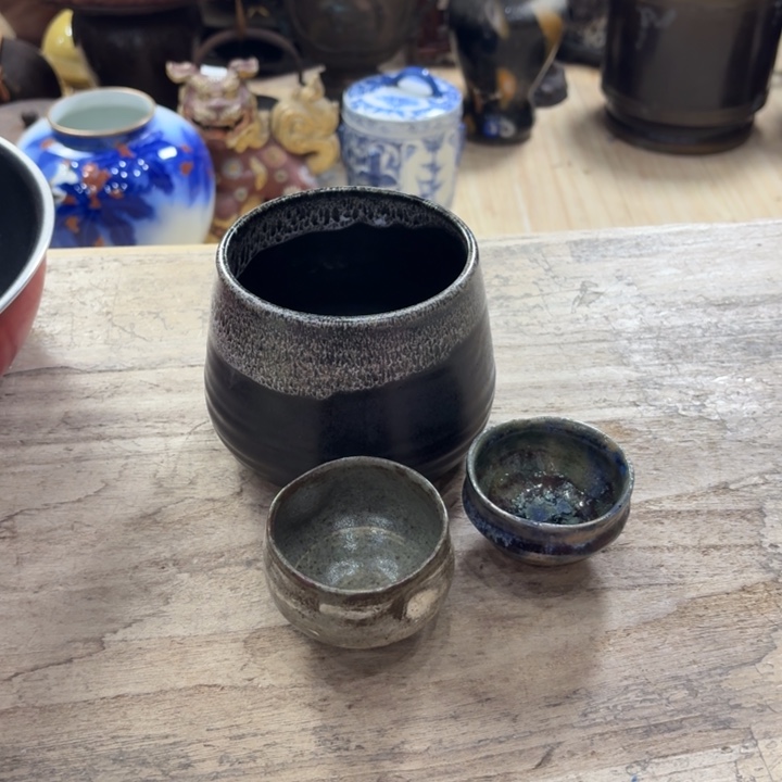 陶瓷古美术置物摆件