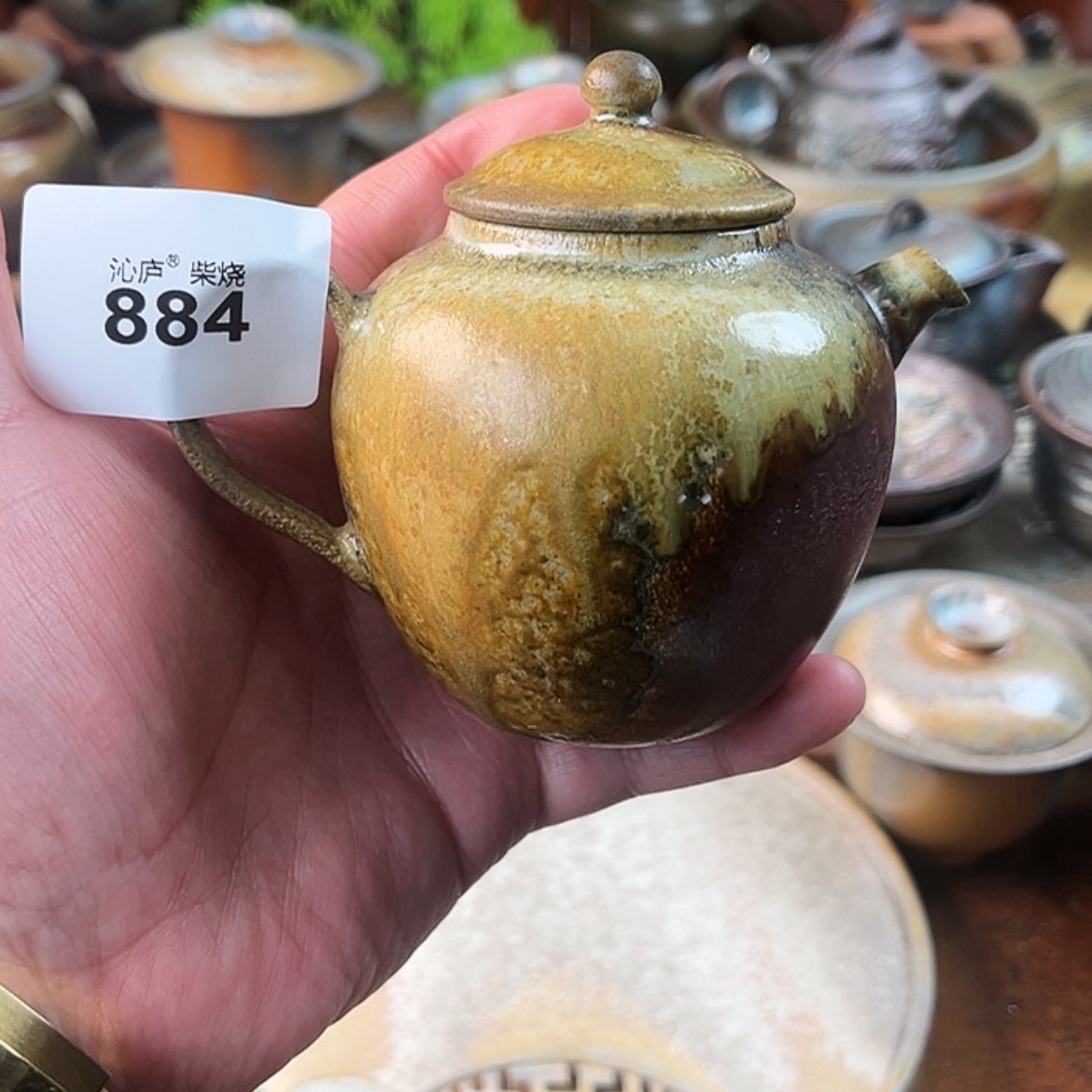 【闪购商品】沁庐柴窑古法柴烧手工茶具