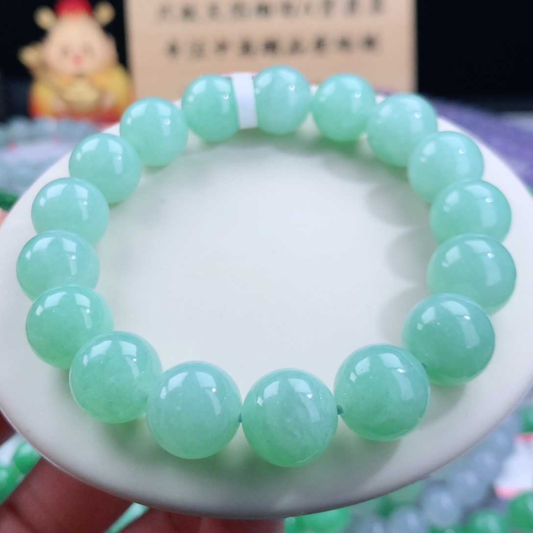 翡翠手链未镶嵌卡11.8