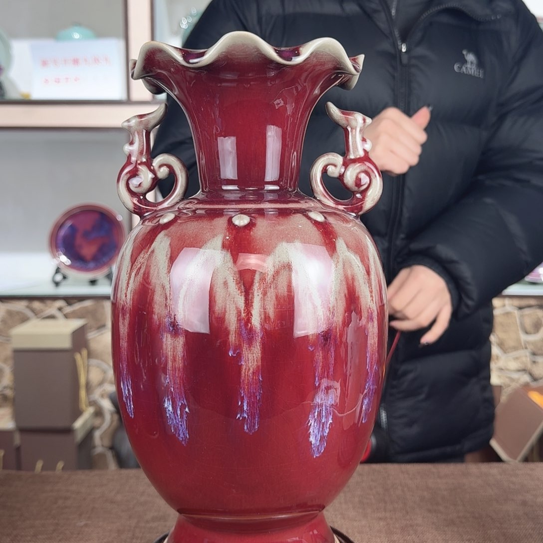 瓷片少年渡钧 钧瓷收藏品