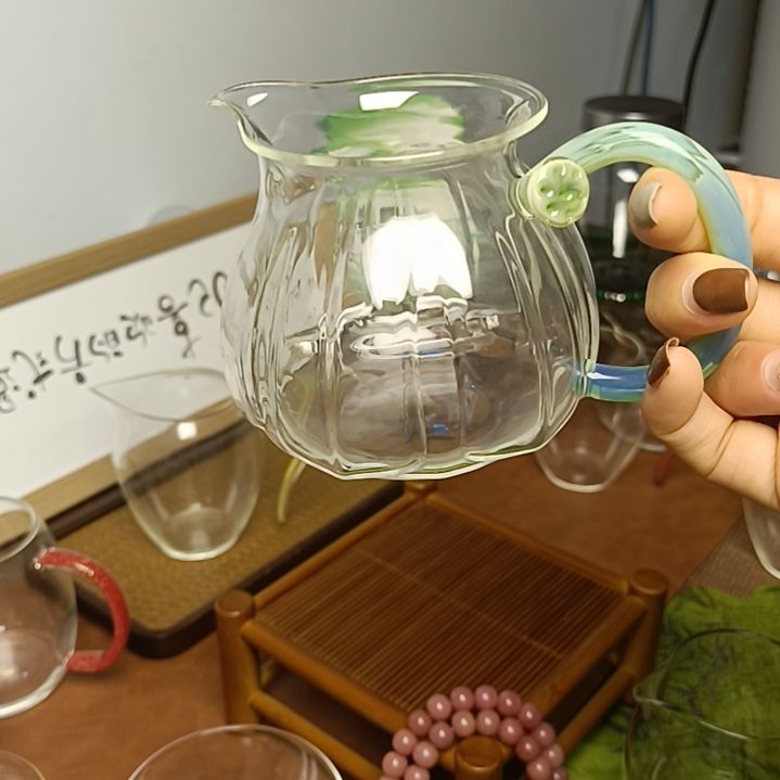 青玉莲君茶海漂亮