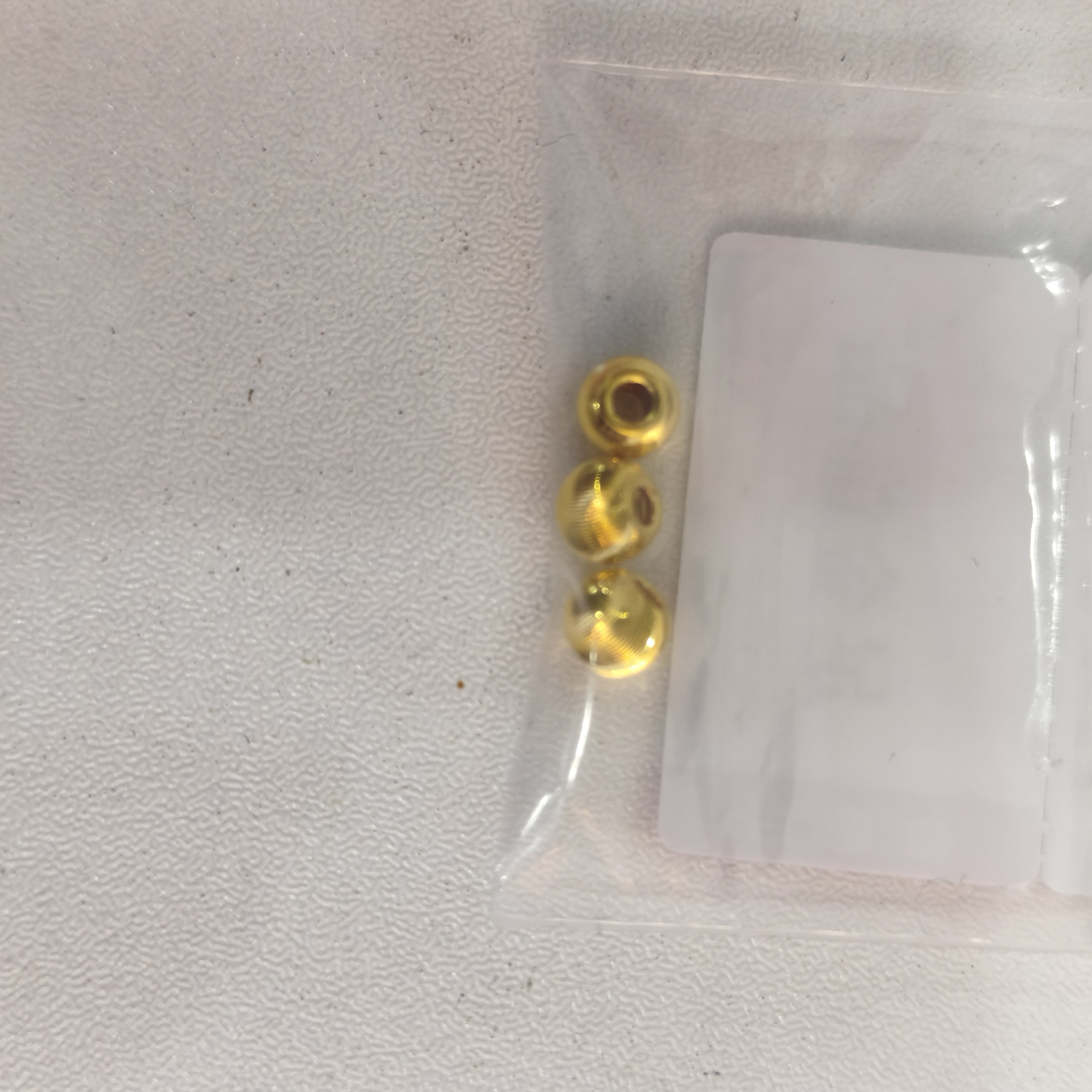 【莹莹专享】足金吊坠 三颗金珠  GP 0.46 攒金有道