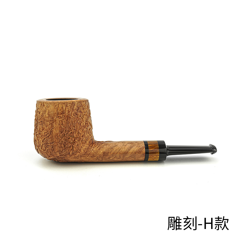  【中国龙雕刻系列】GH.ZHANG张国辉工作室进口石楠木烟斗手工烟具