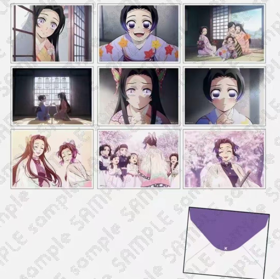 【鬼灭之刃】蝴蝶相卡念无限城回忆相卡 盲盒 未成年禁止下单