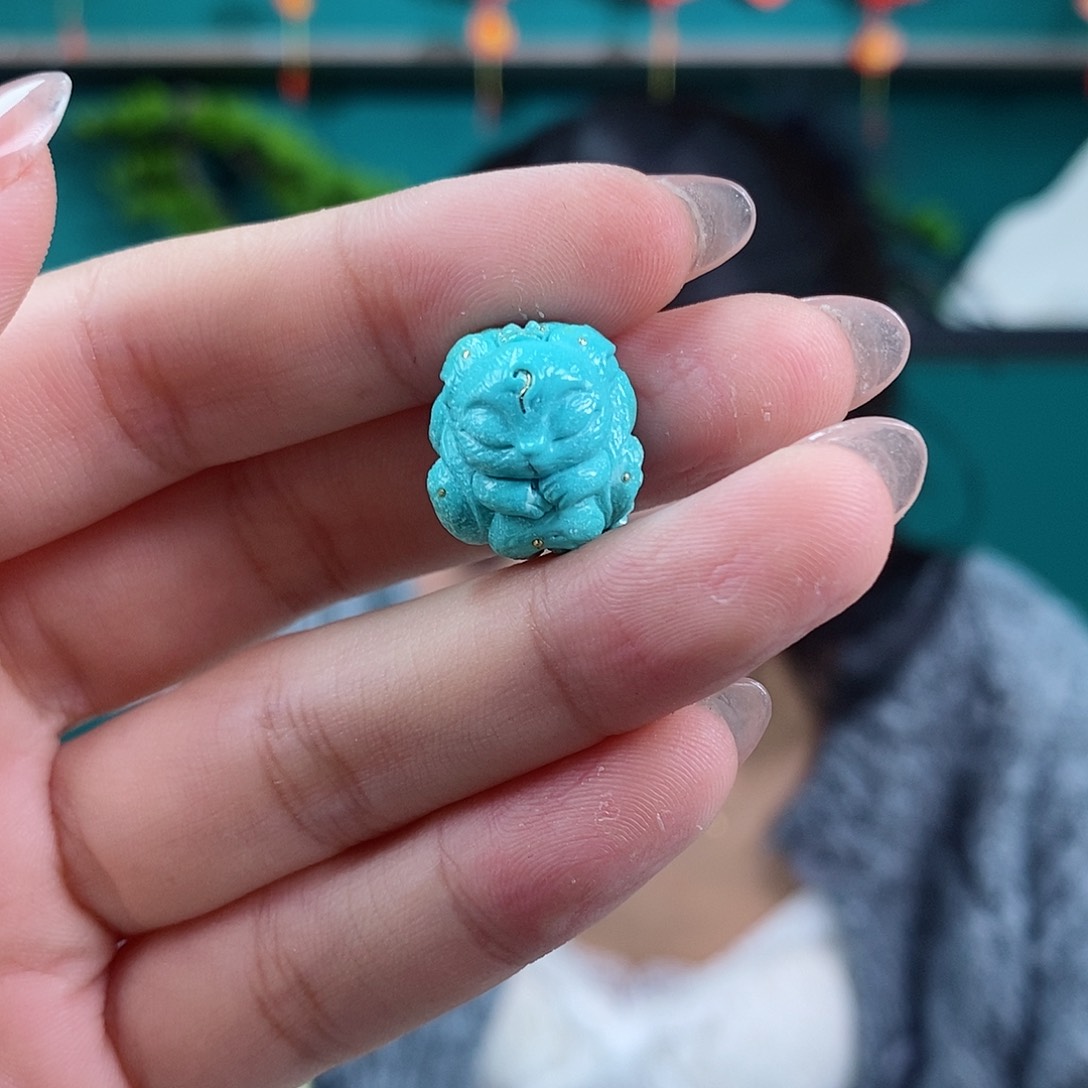 绿松石珠宝奇石未镶嵌