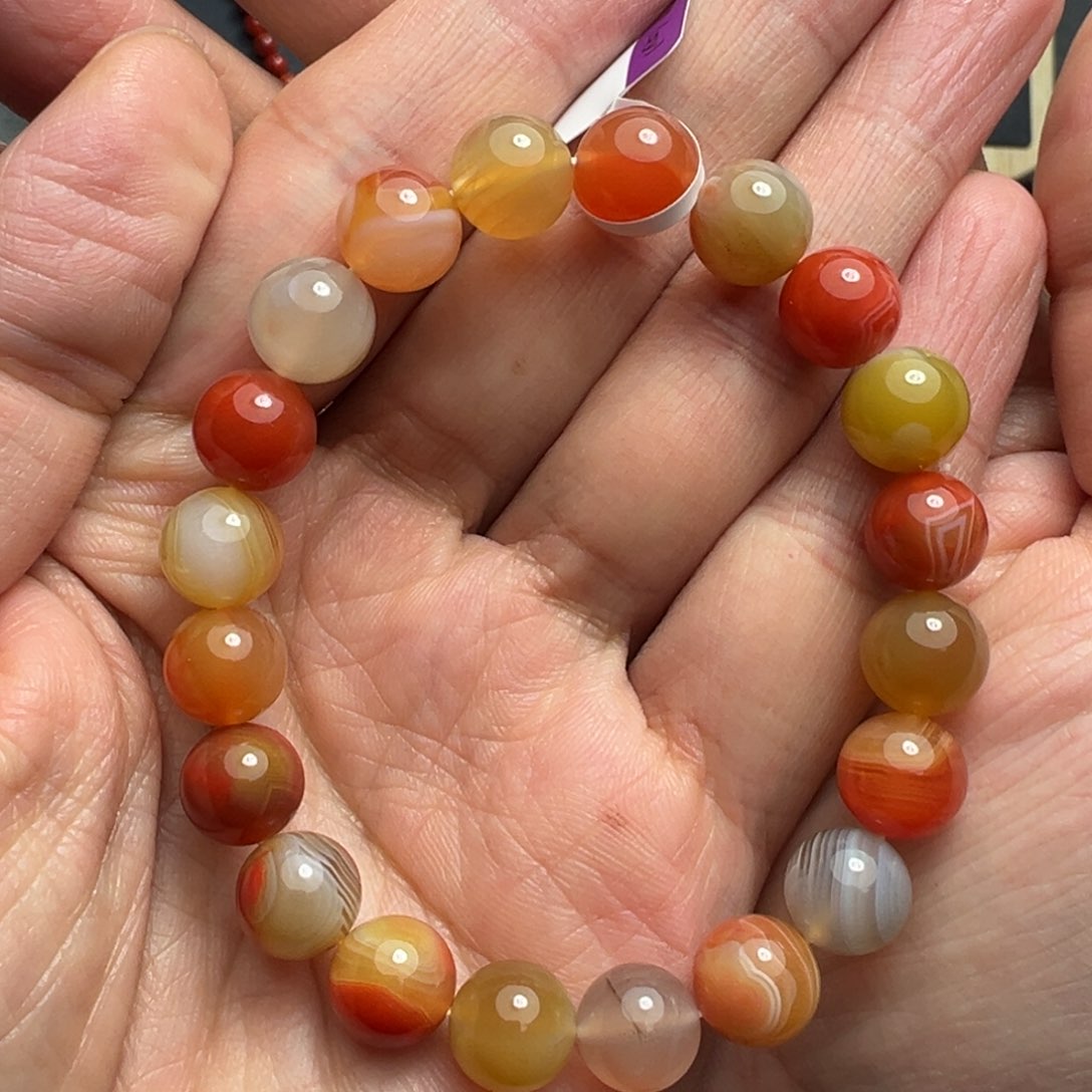 南红玛瑙颈饰未镶嵌10mm+