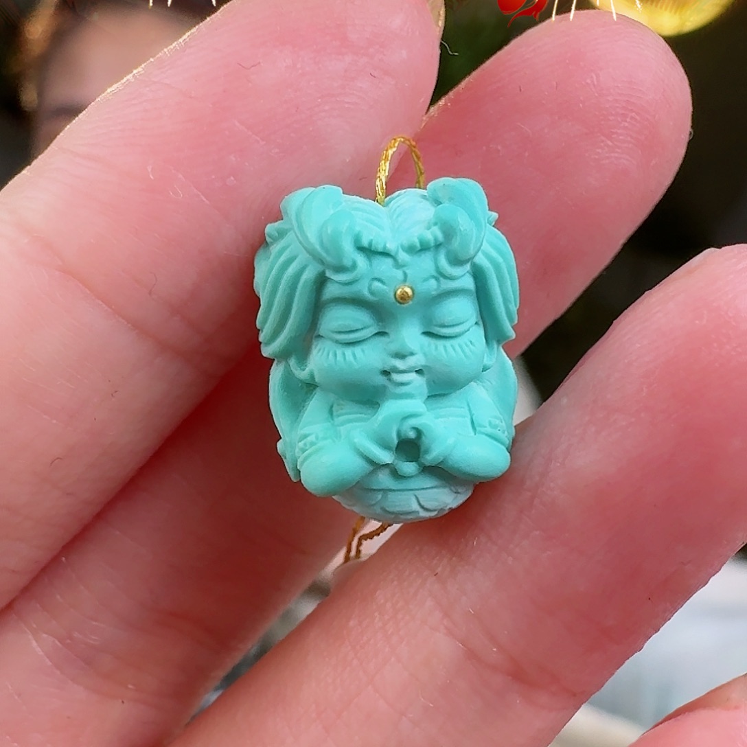 绿松石珠宝奇石未镶嵌