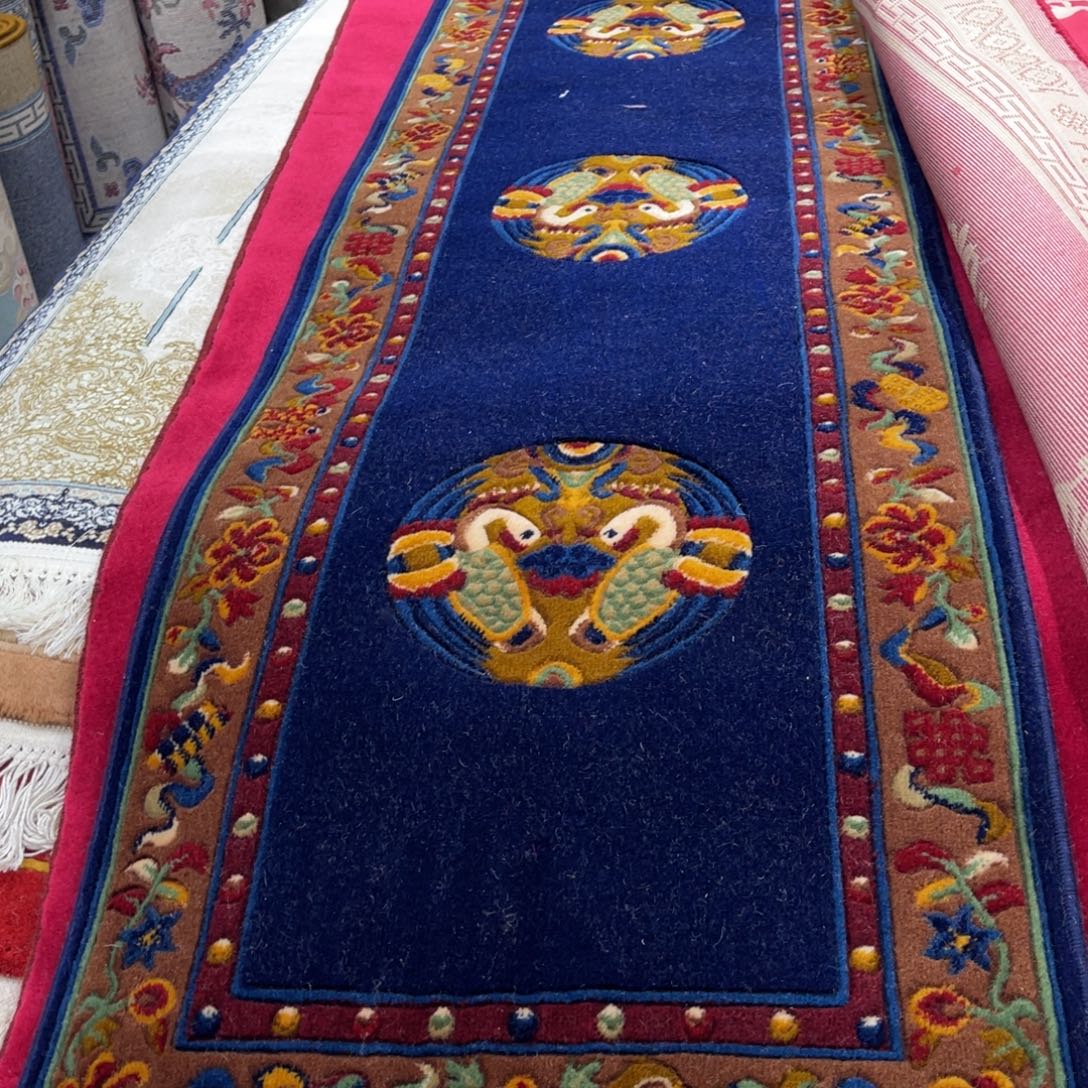 羊毛57×197纯羊毛特价长条地毯