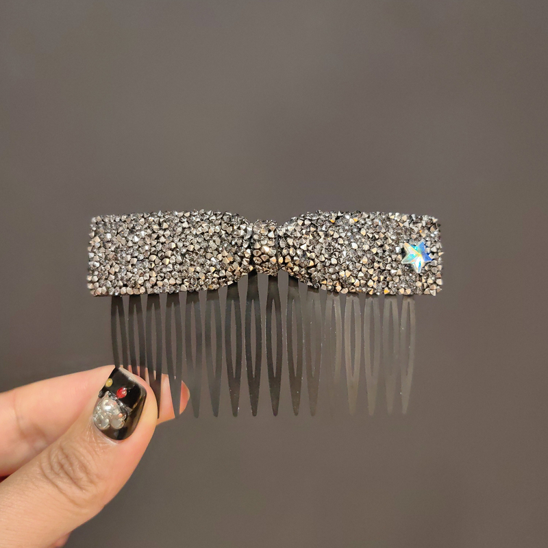 砂糖插梳星星插梳少女风百搭时尚复古顶夹女发卡边夹复古日韩发夹