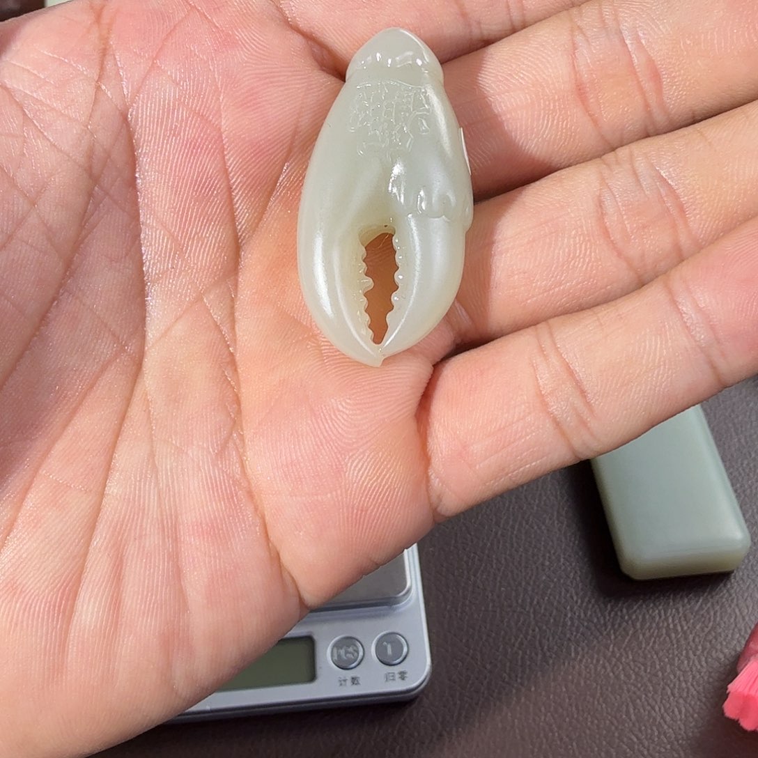 和田玉未镶嵌吊坠(不含链)